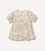 Crinkle Buttom Dress - Image 2